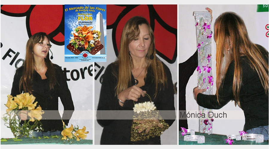 CONFERENCIA Y DEMOSTRACION by MONICA DUCH ARTE FLORAL ARGENTINA